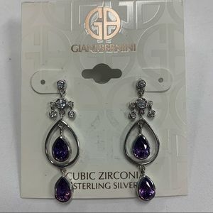 NWT: Giani Bernini teardrop earrings